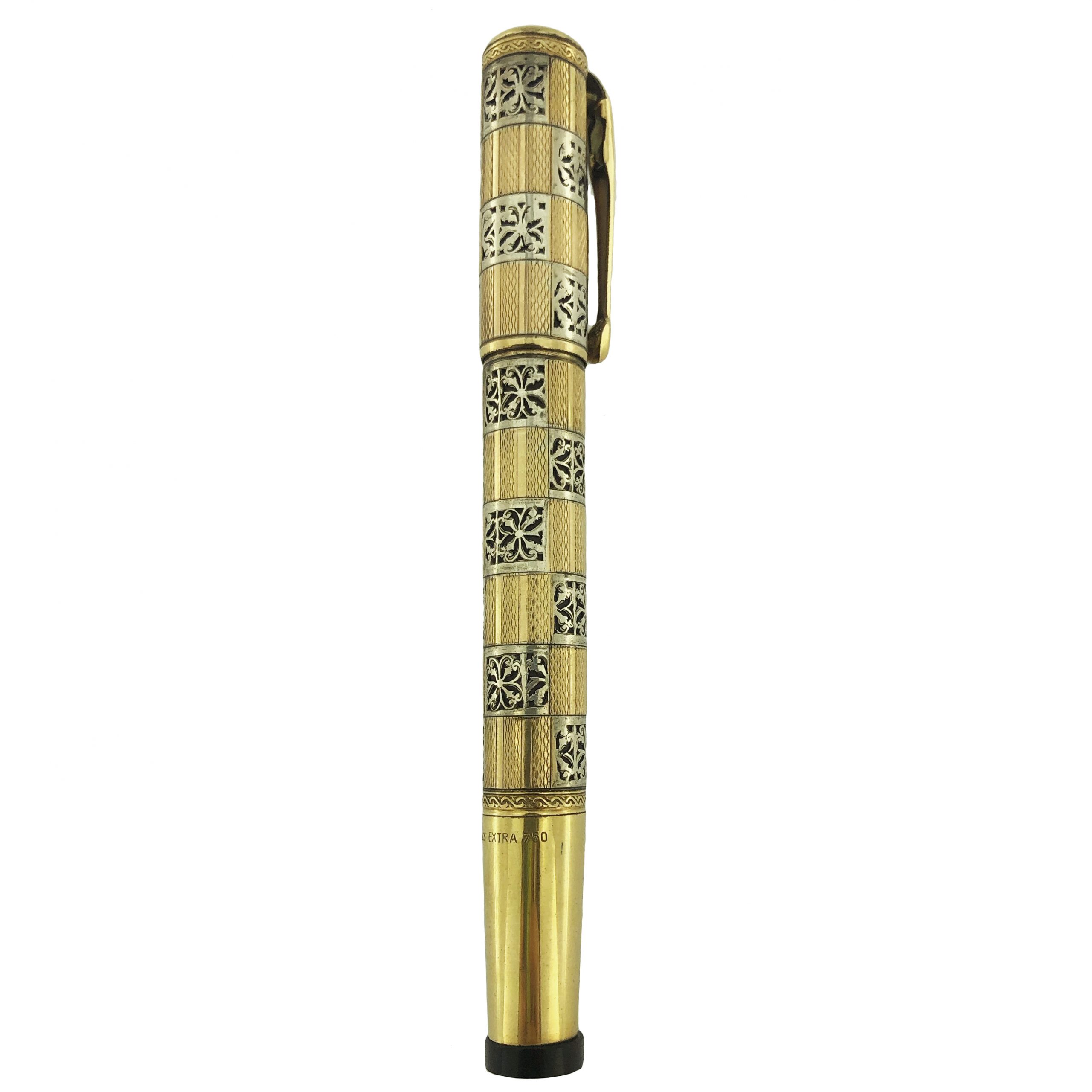 Penna Walkiria in oro 750 con pennino in oro 14kt ricondizionato a 1,000.00€