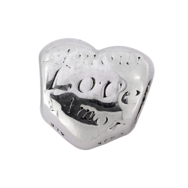Charm Cuore con scritta Love Pandora