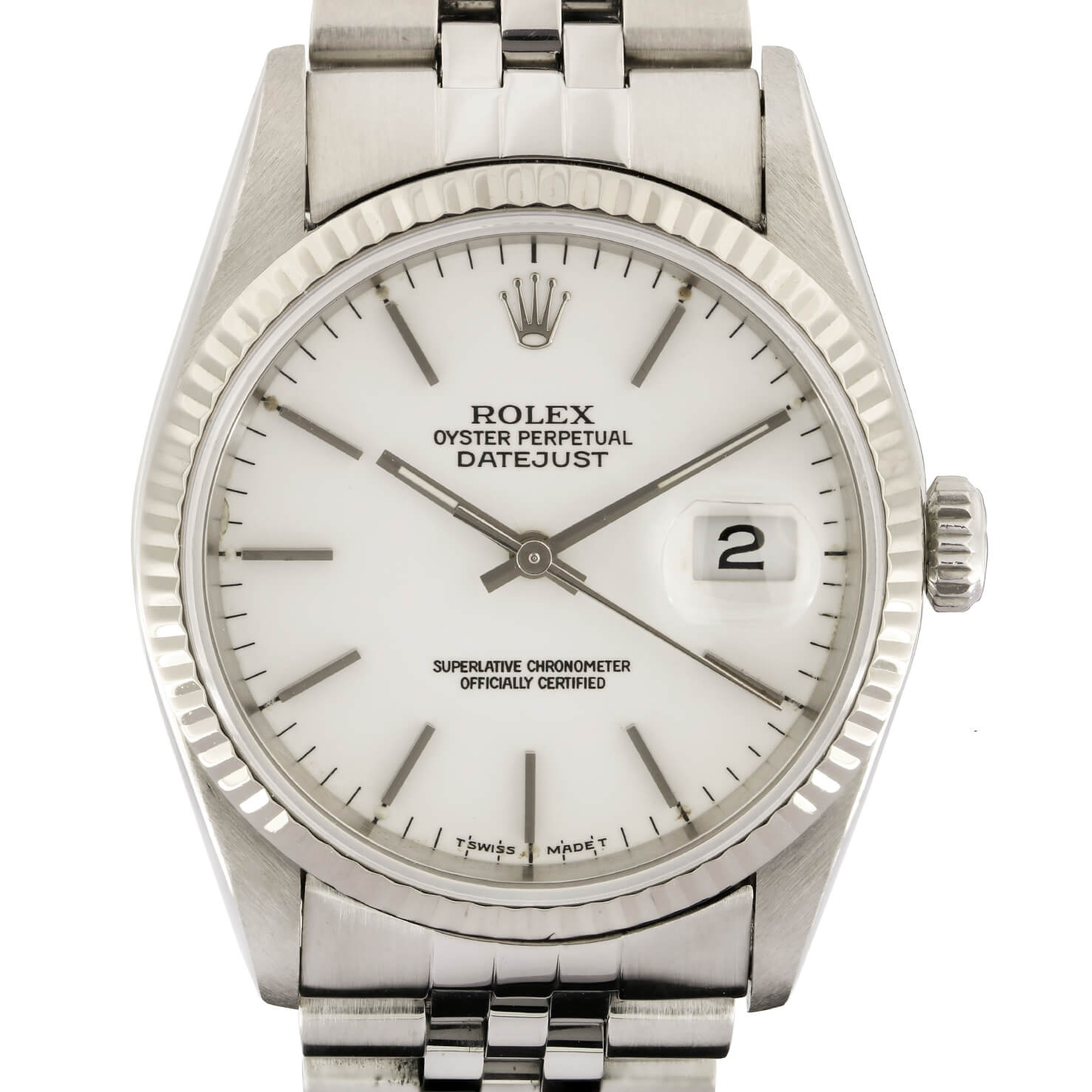 Rolex Datejust Ref 16234 White dial ricondizionato a 5,000.00€