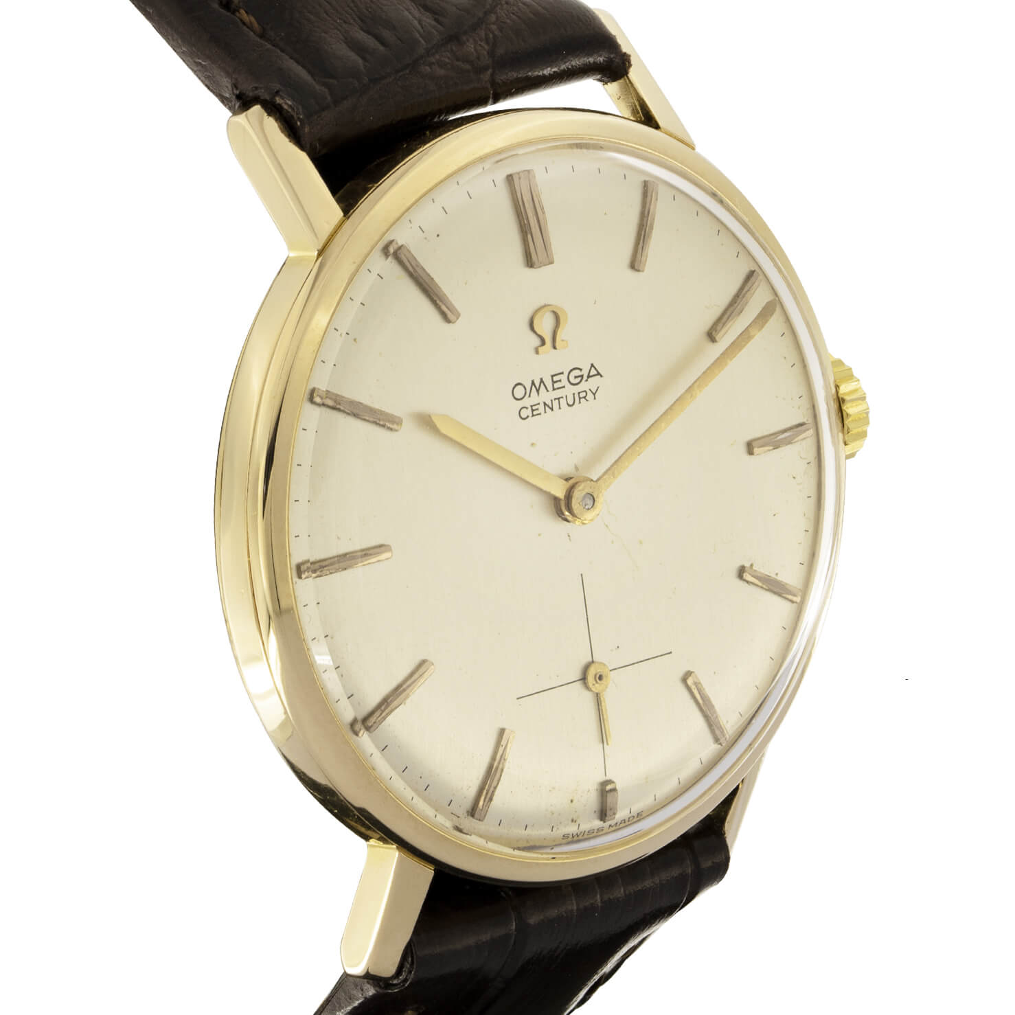 Omega Century Vintage oro 18kt 34 mm cal 269 ricondizionato a 950.00€
