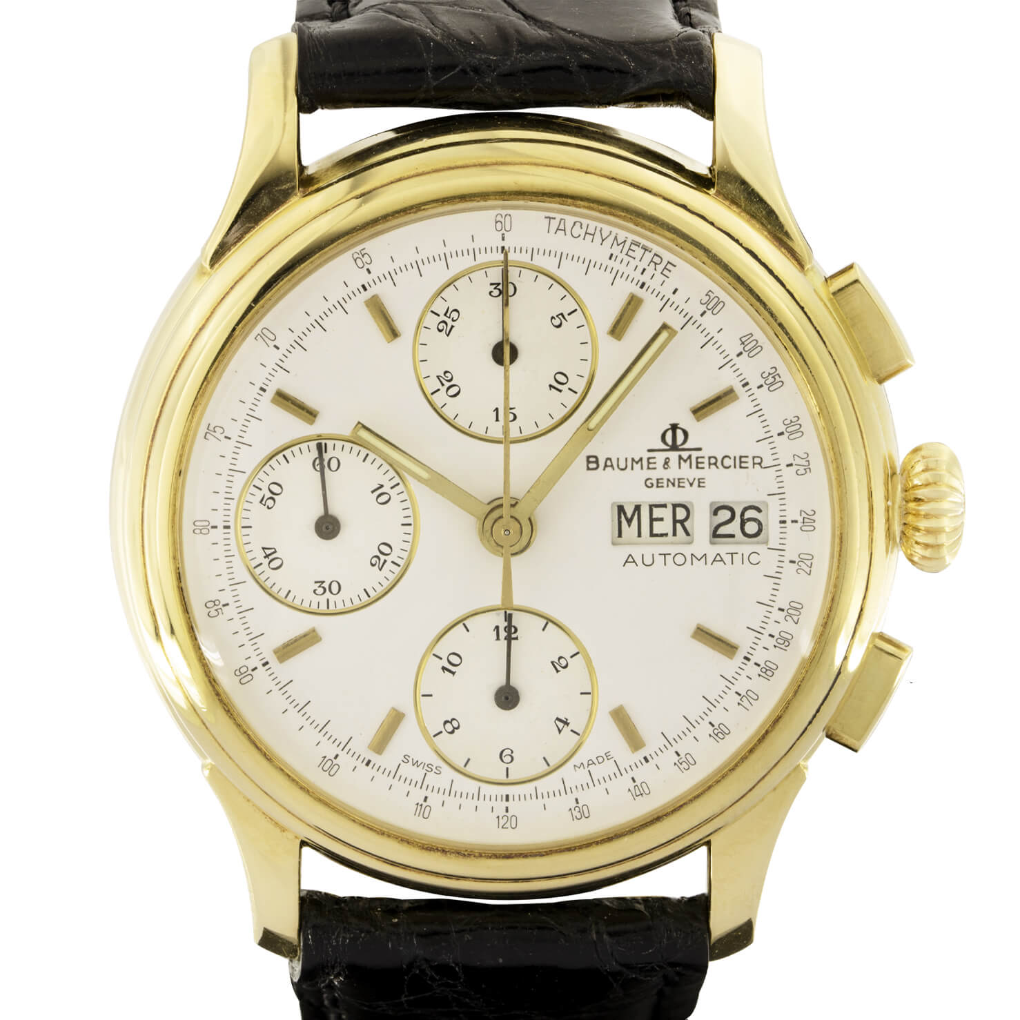 Baume \u0026 Mercier Baumatic Chronograph day date Valjoux 7750 ricondizionato a  1,700.00€