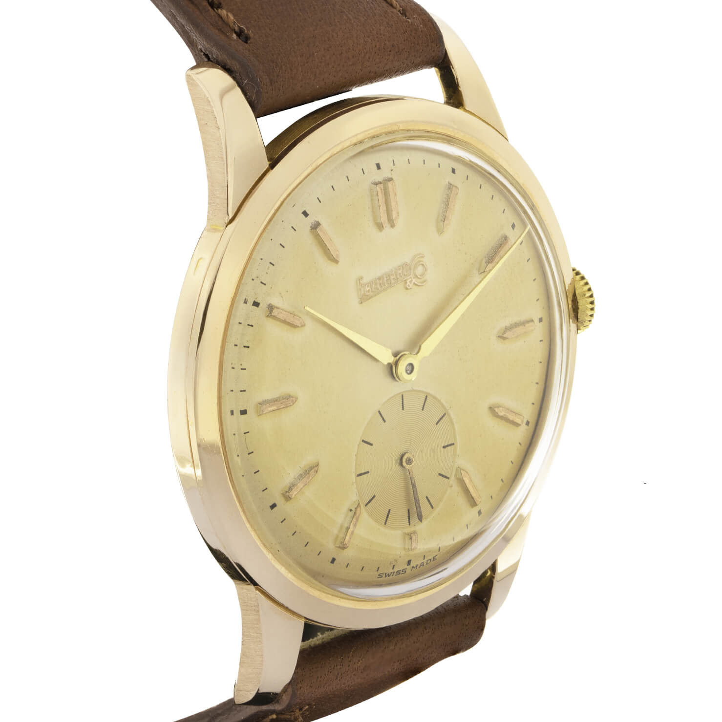 Eberhard \u0026 Co. Calatrava Vintage 18kt 36mm ultra piatto ref 12067  ricondizionato a 1,100.00€