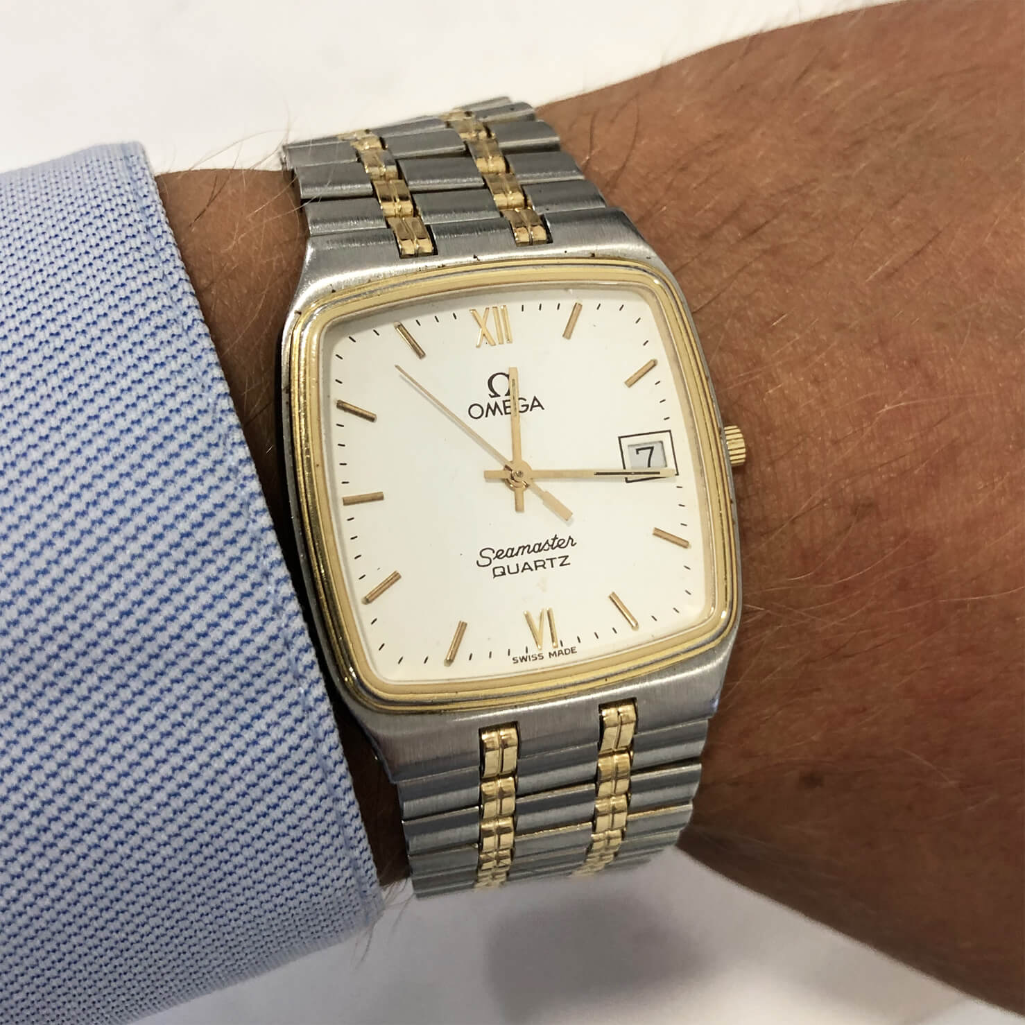 Omega Seamaster Date Quartz Ref 1960288 ricondizionato a 550.00€