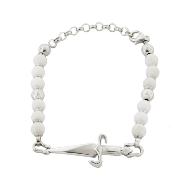 Bracciale Paciotti in argento 925% con pietre bianche