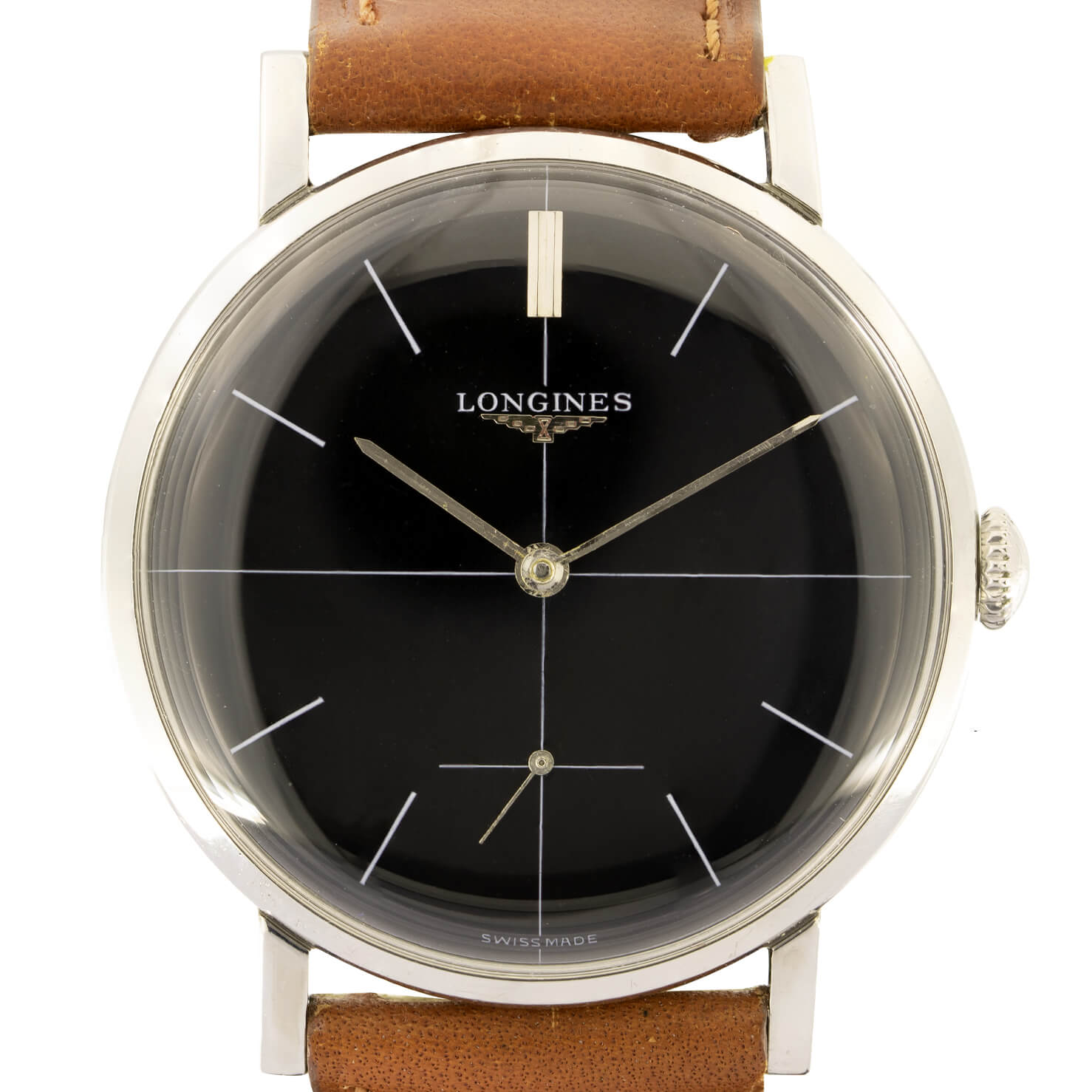 Longines Classic cal 30L black dial 35 mm Ref 8903-1 ricondizionato a  950.00€