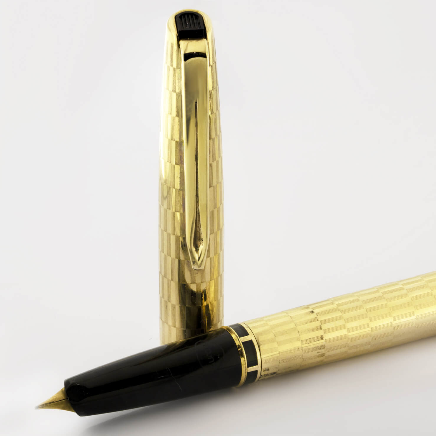 Penna stilografica Aurora in oro 9kt con scatola ricondizionato a