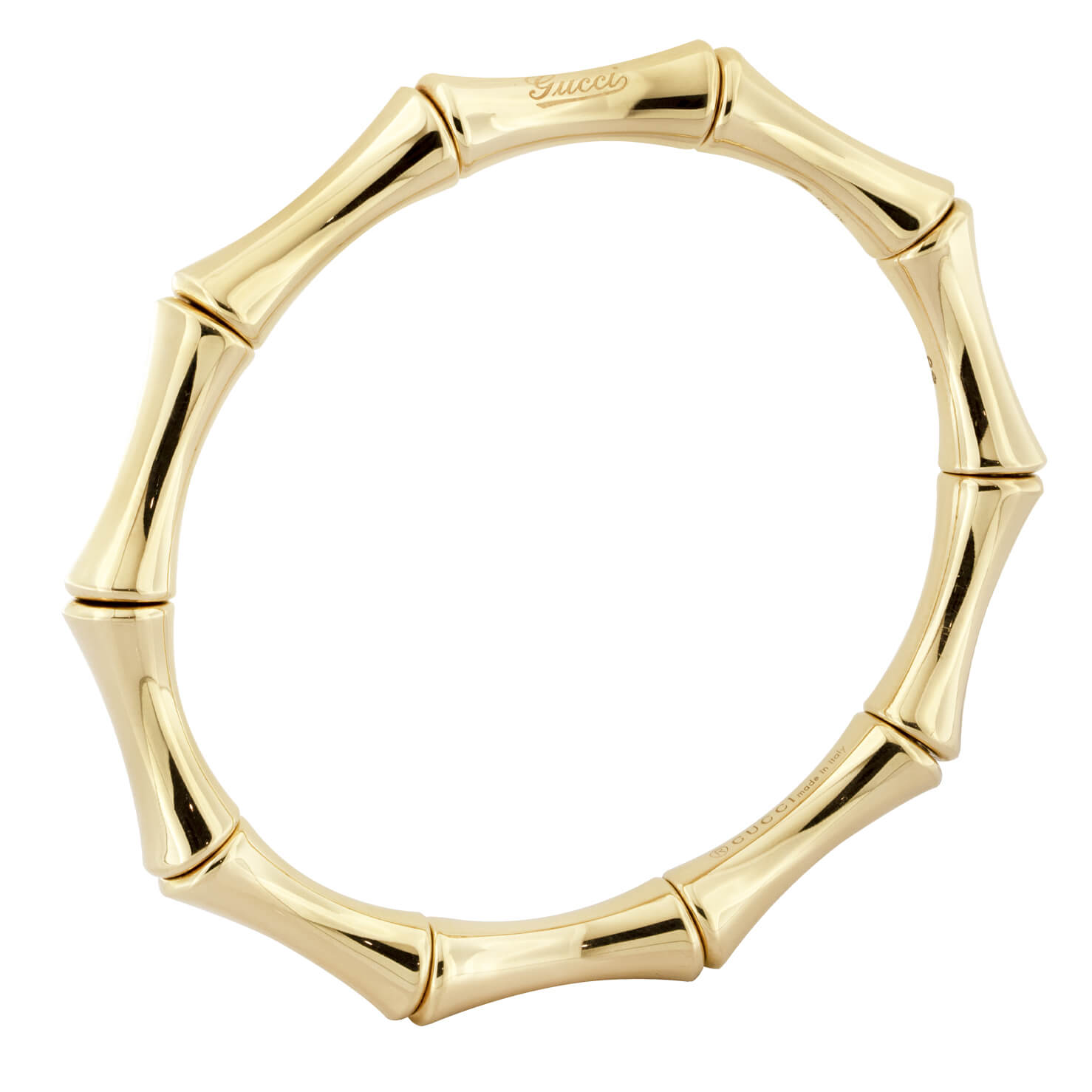 Bracciale Gucci Bamboo in oro rosa con scatola ricondizionato a 2,300.00€