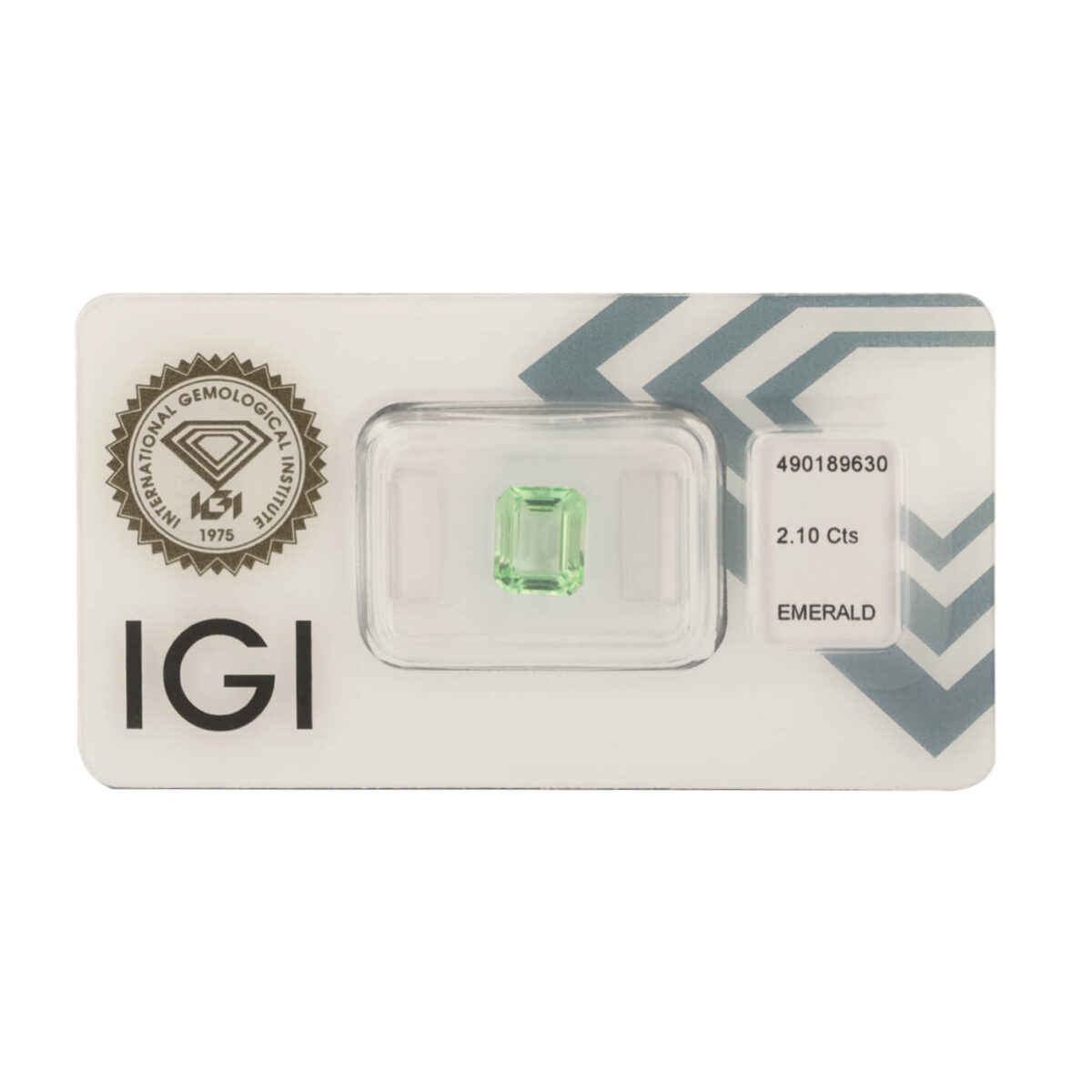 Smeraldo 2,10ct certificato IGI