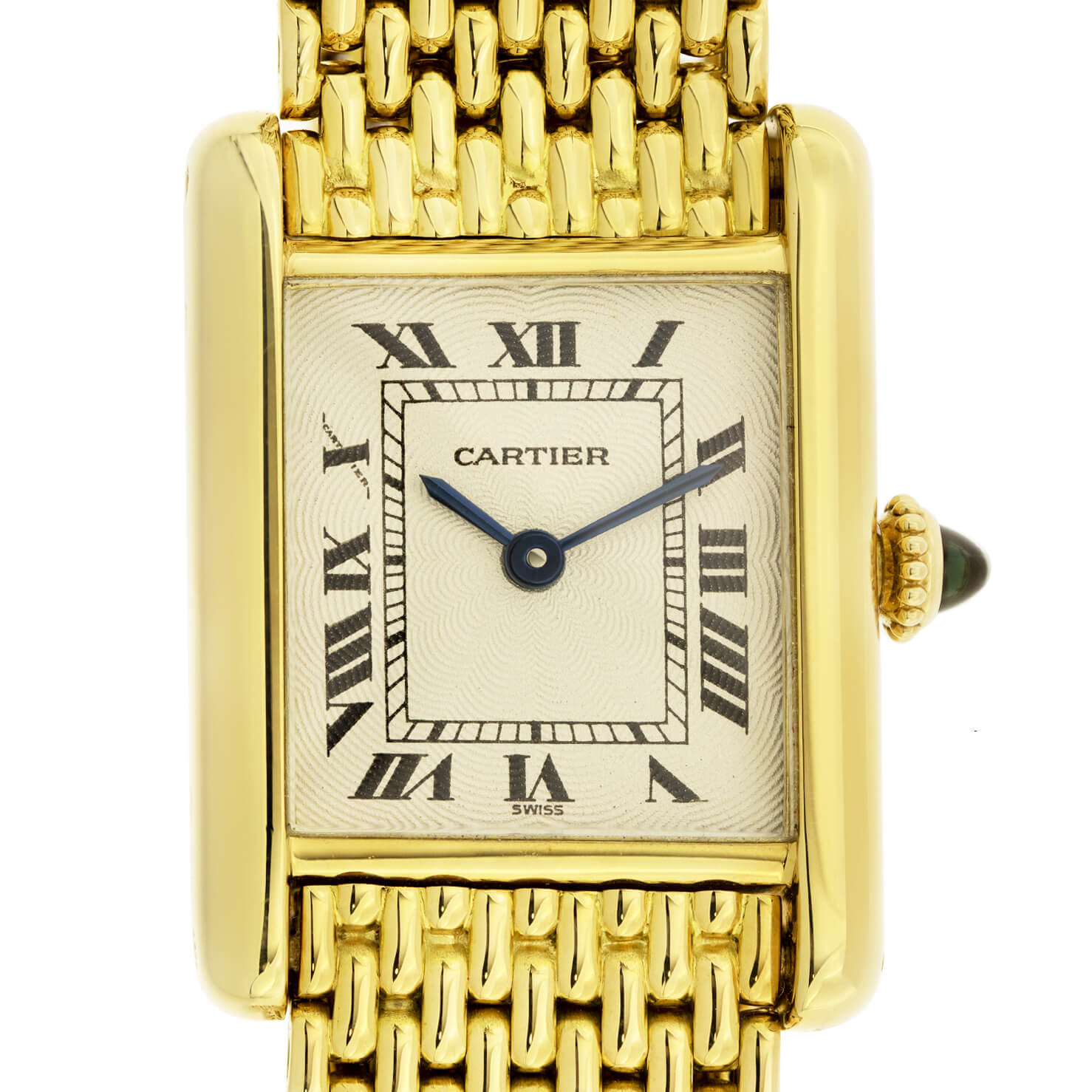 Cartier Tank Panthere gran de riz ref 878227 ricondizionato a