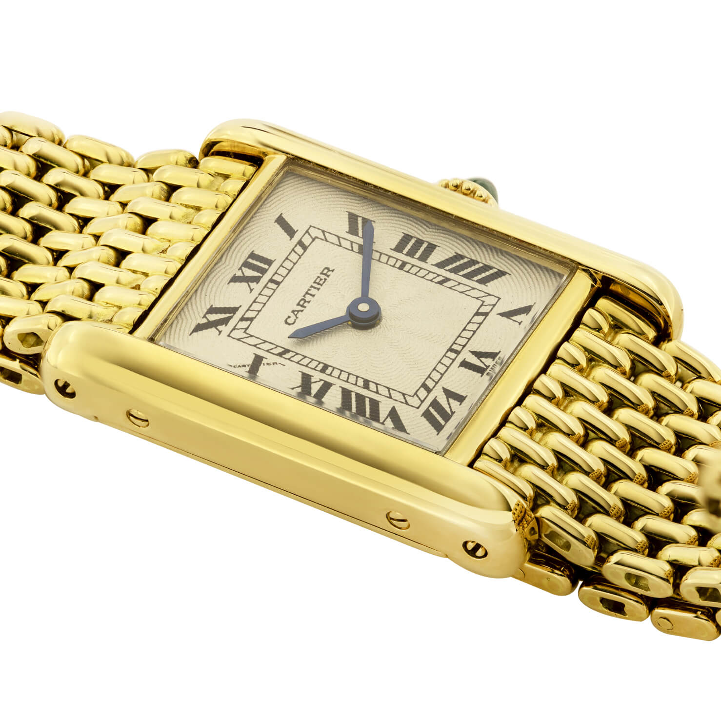 Cartier Tank Panthere gran de riz ref 878227 ricondizionato a