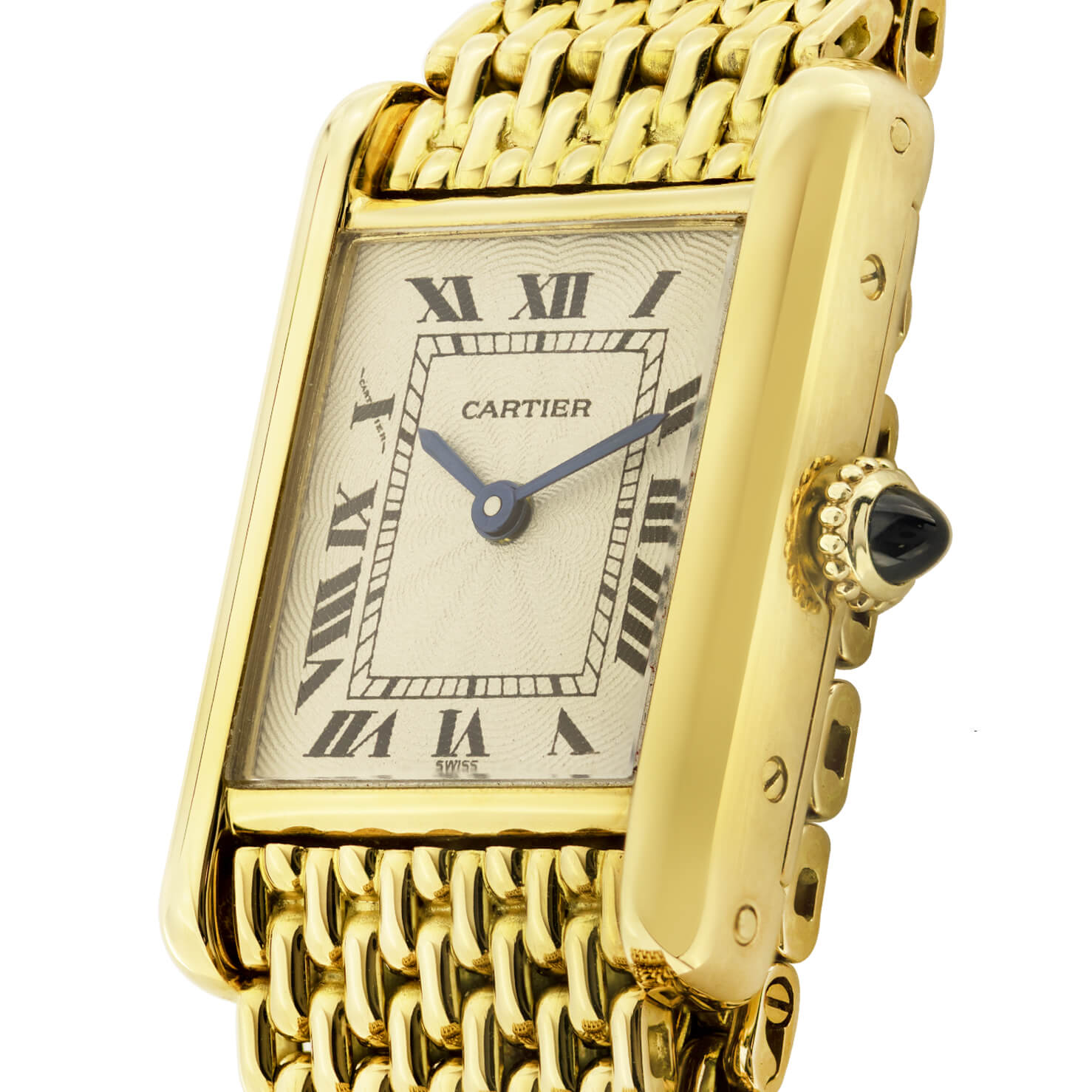 Cartier Tank Panthere gran de riz ref 878227 ricondizionato a