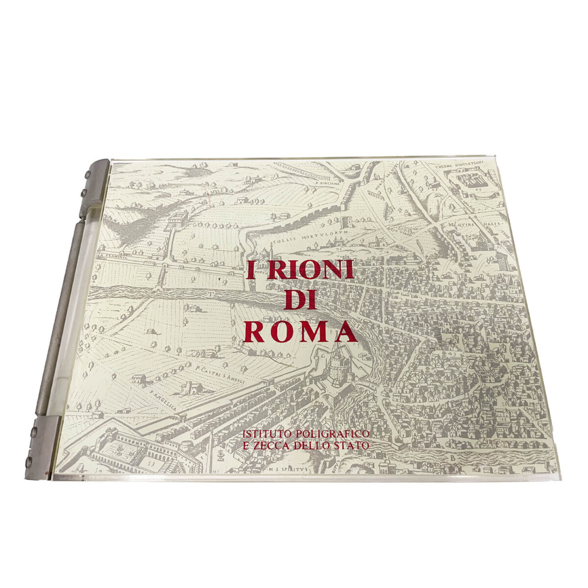 Cofanetto con 22 monete in argento 800 "I Rioni di Roma"