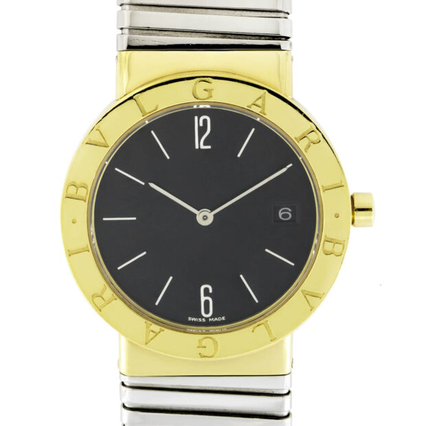 Bulgari Bulgari Tubogas gold-steel ref BB33GSCD