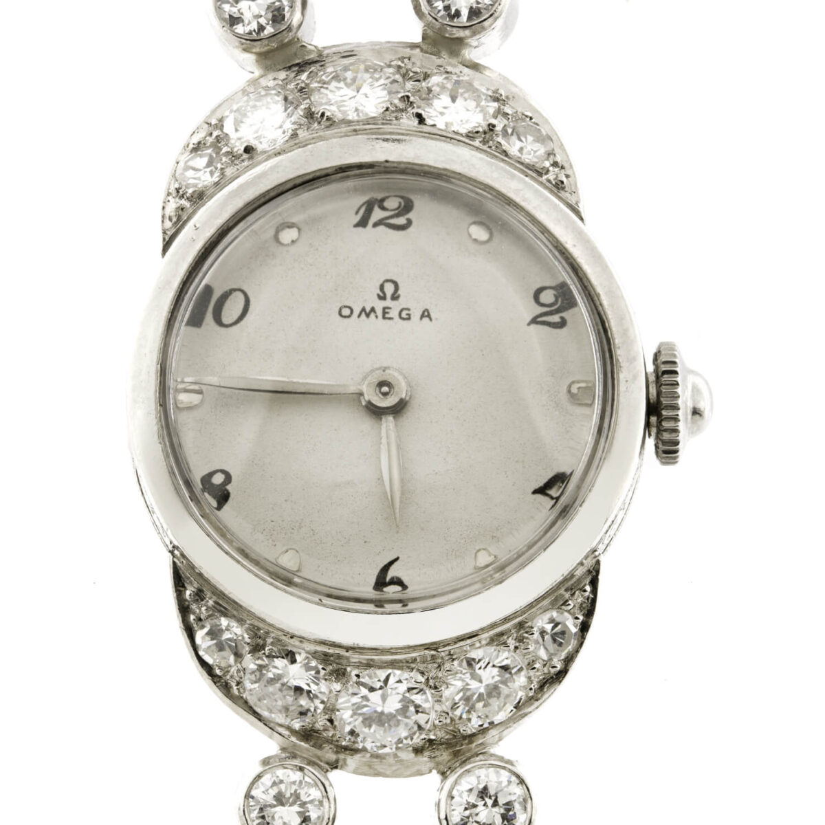 Omega Lady bell’epoque platinum Diamond