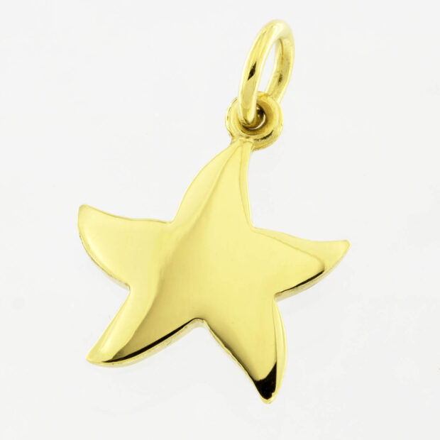 Ciondolo Dodo stella in oro giallo