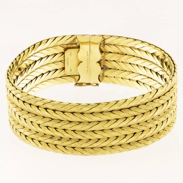 Bracciale Mario Buccellati in oro giallo anni 40