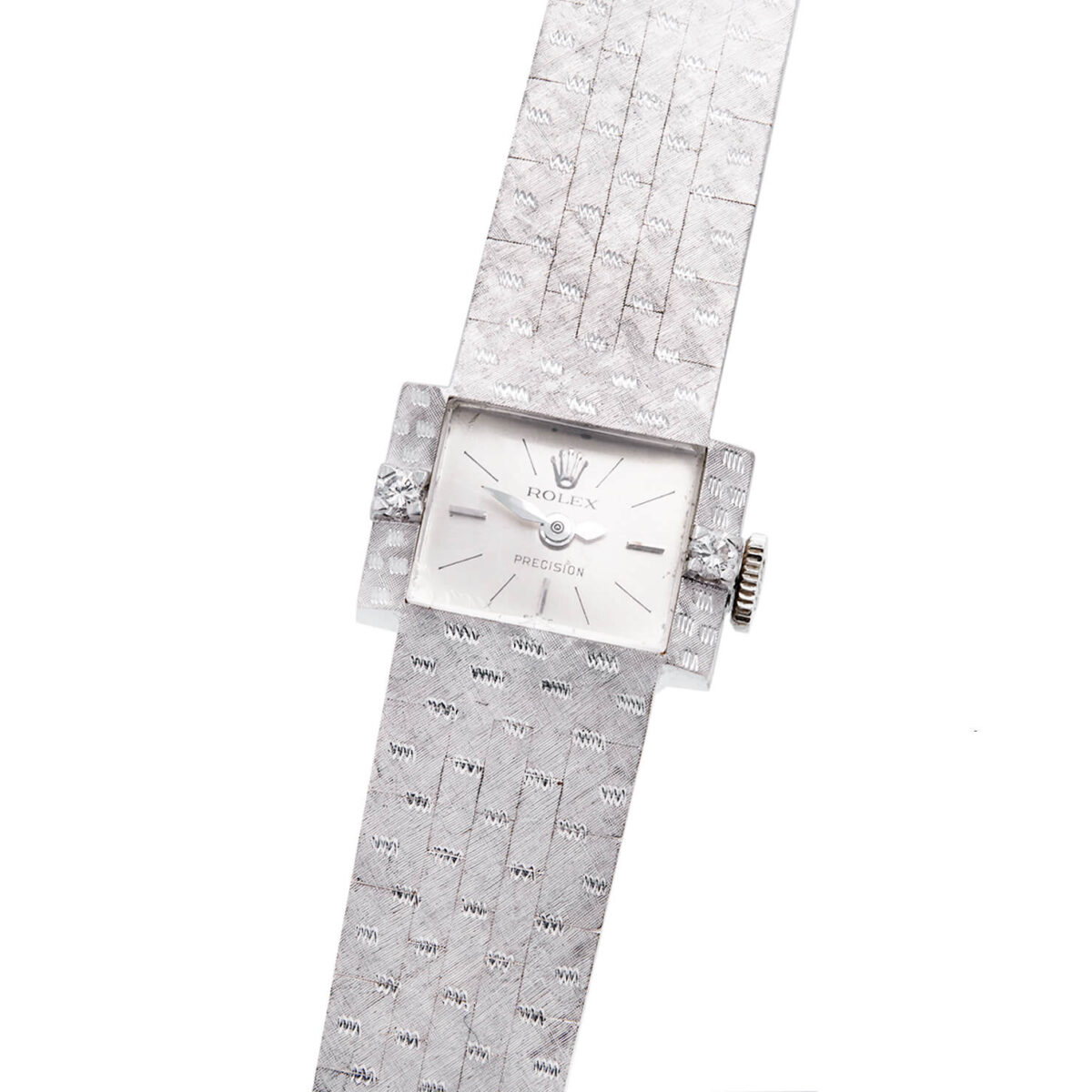 Rolex Lady Vintage 18kt white gold diamonds ref 2854