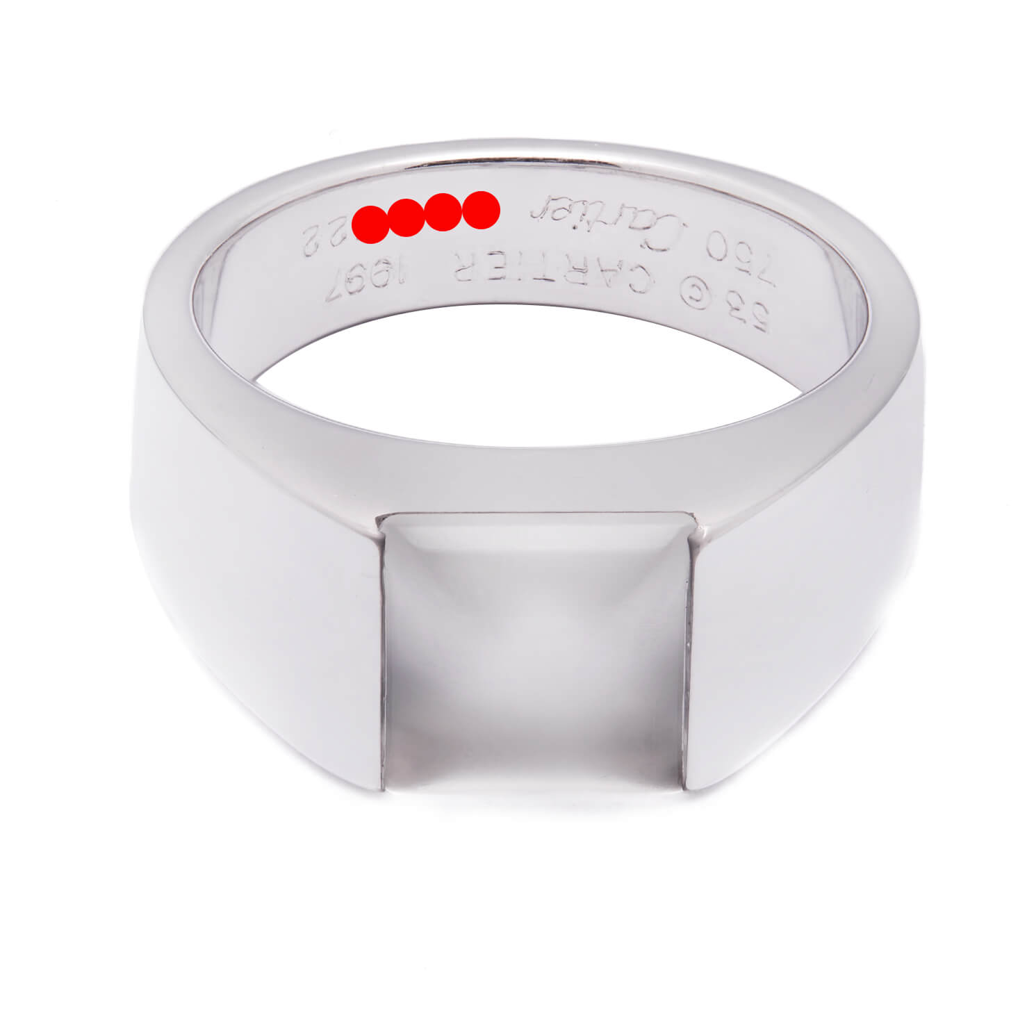 Anello cartier oro bianco outlet