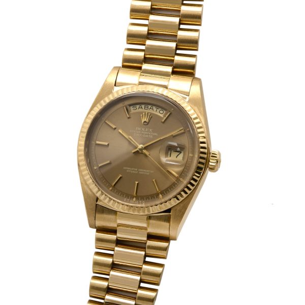 Rolex Day-Date 36mm caramel dial ref 1803