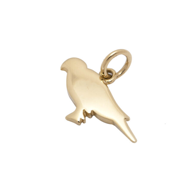 Ciondolo falco Dodo in oro giallo
