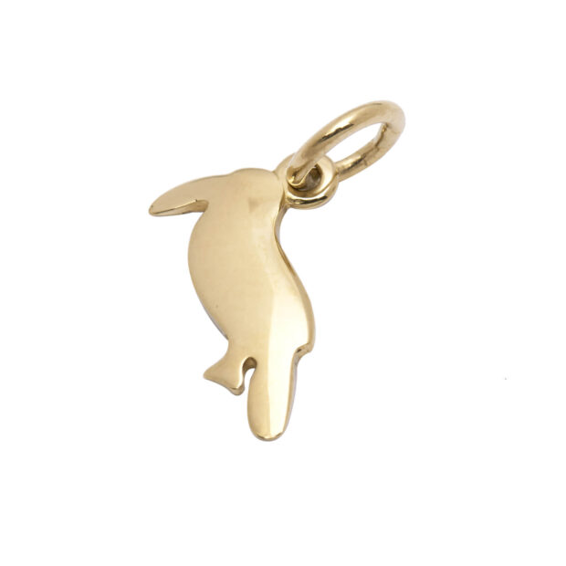 Ciondolo tucano Dodo in oro giallo