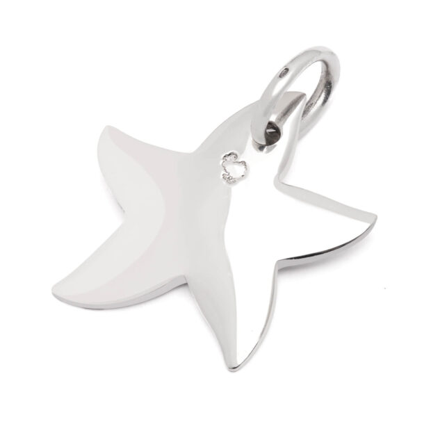 Ciondolo Dodo stella marina grande in argento 925%