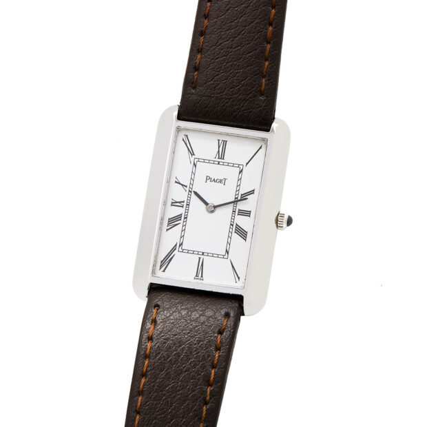 Piaget Tank Allonge white gold manual winding ref 9228