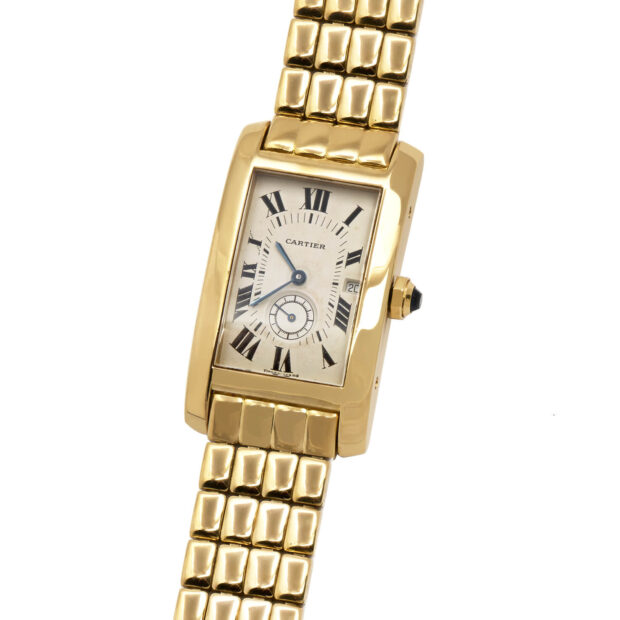 Cartier Tank Américaine yellow gold ref 8012905