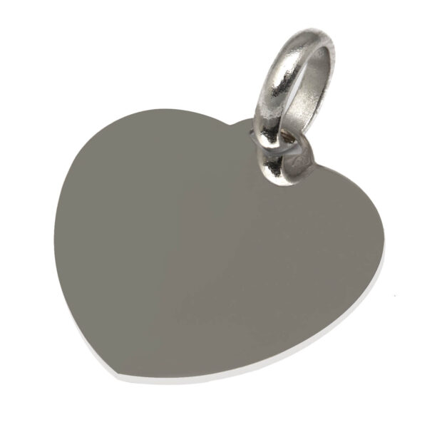 Ciondolo Cuore in oro bianco