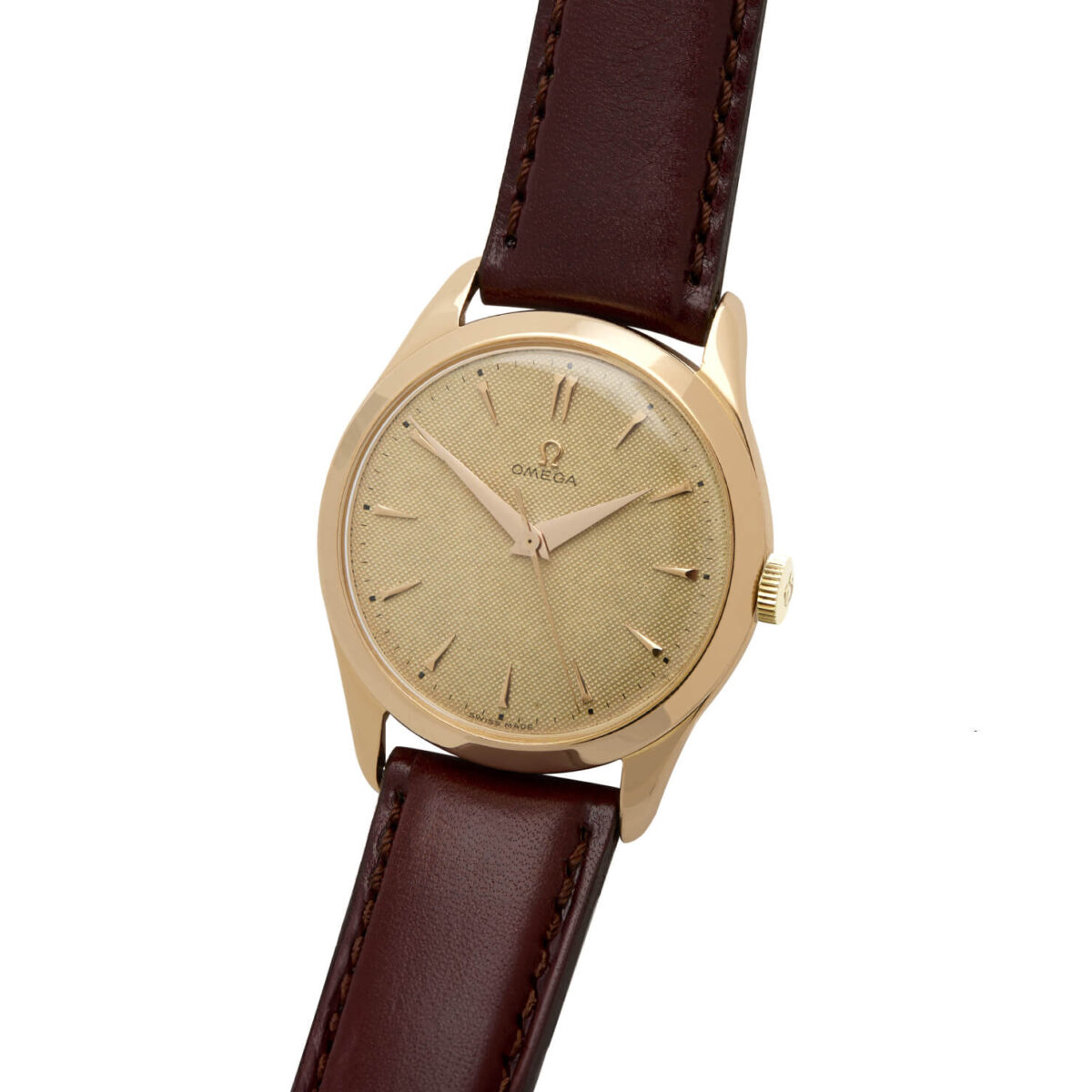 Omega Classic Vintage Honeycomb dial oro 18kt 35,5mm cal 283