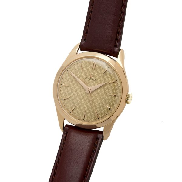 Omega Classic Vintage Honeycomb dial oro 18kt 35,5mm cal 283
