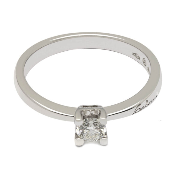 Anello solitario Salvini in oro bianco 0,25ct