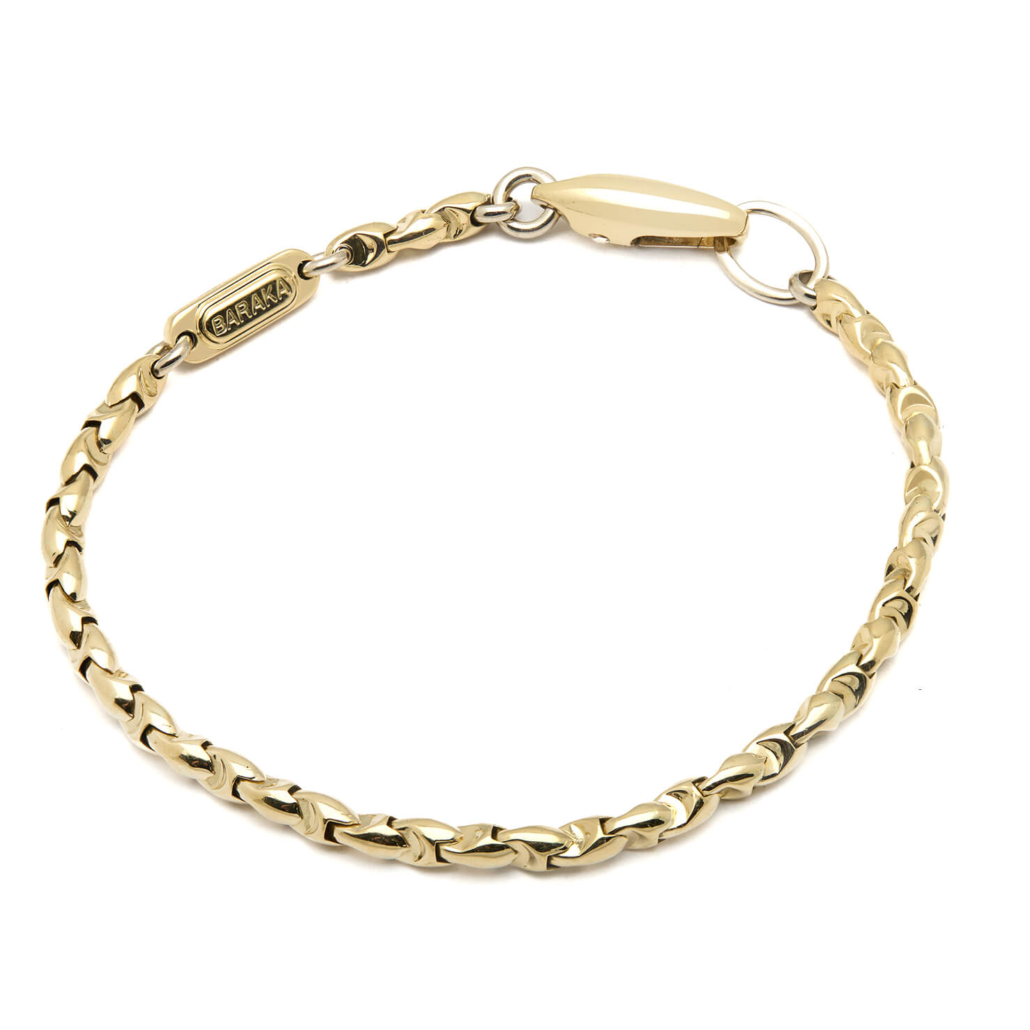 Bracciale Barakà in oro giallo e bianco
