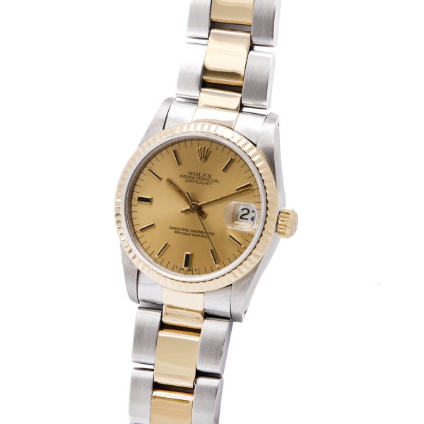 Rolex Datejust 31mm medio steel gold ref 68273