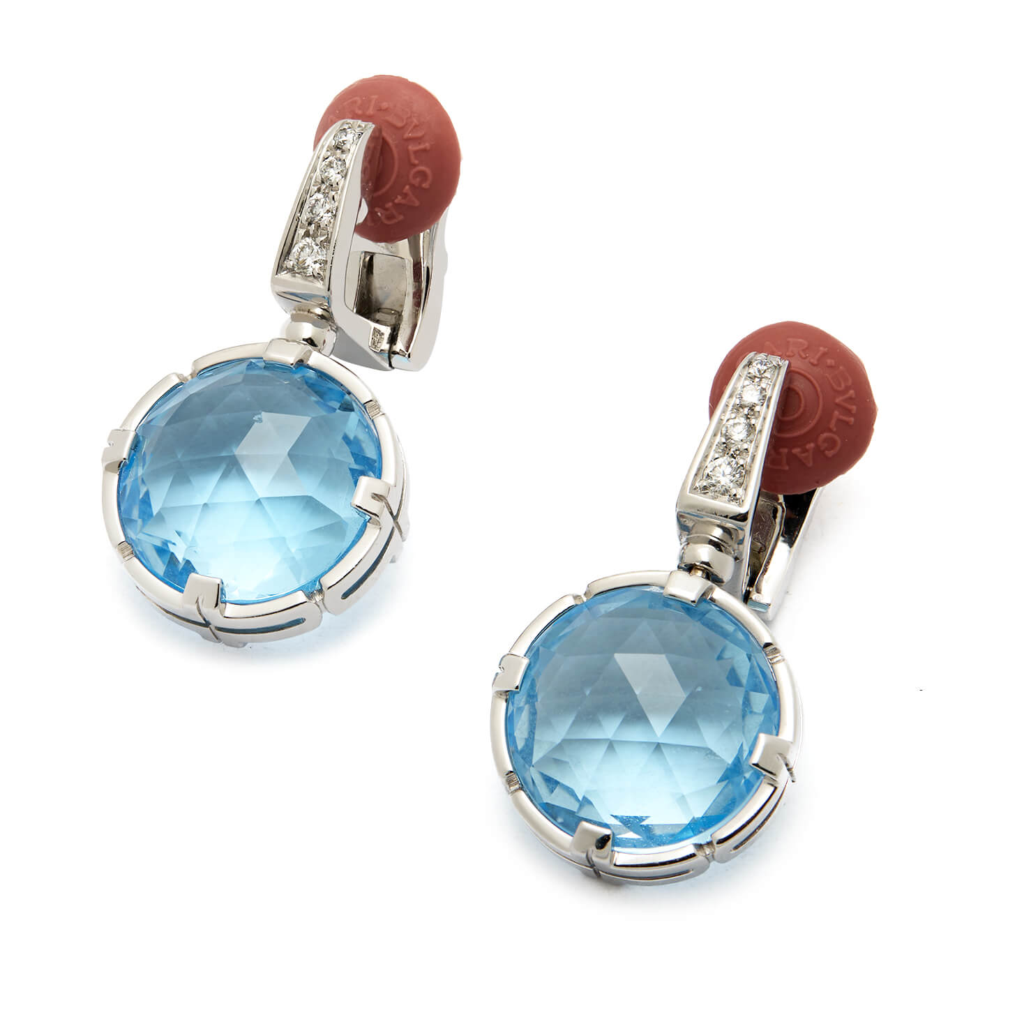 Bulgari Parentesi Cocktail in oro bianco, topazi blu e diamanti