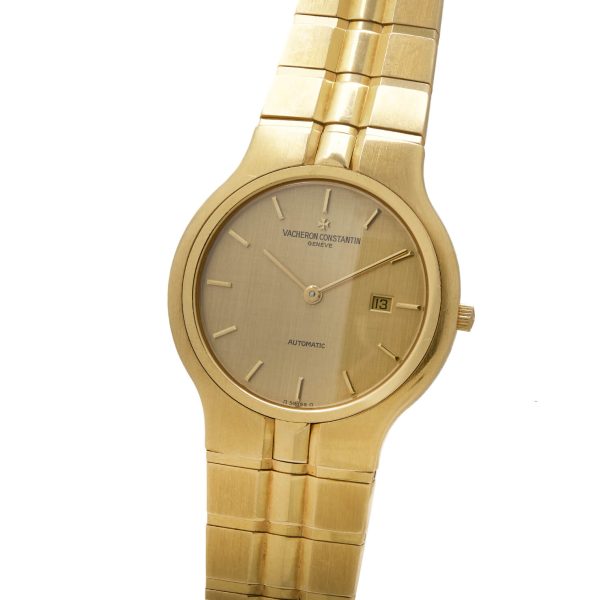 Vacheron Constantin Phidias Automatic 33mm yellow gold 18kt linen dial ref 48010