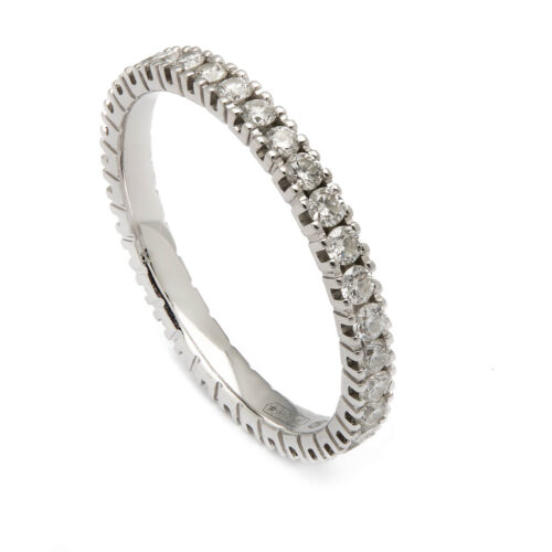 Anello eternity con diamanti 1ct