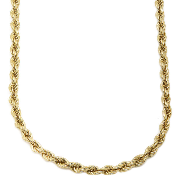 Collana maglia torchon in oro giallo 18kt