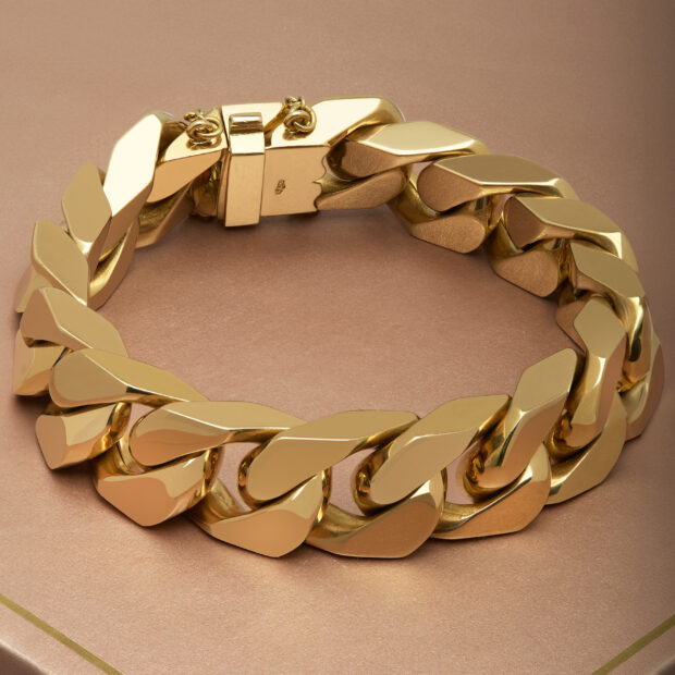 Bracciale groumette Weingrill in oro giallo 18kt