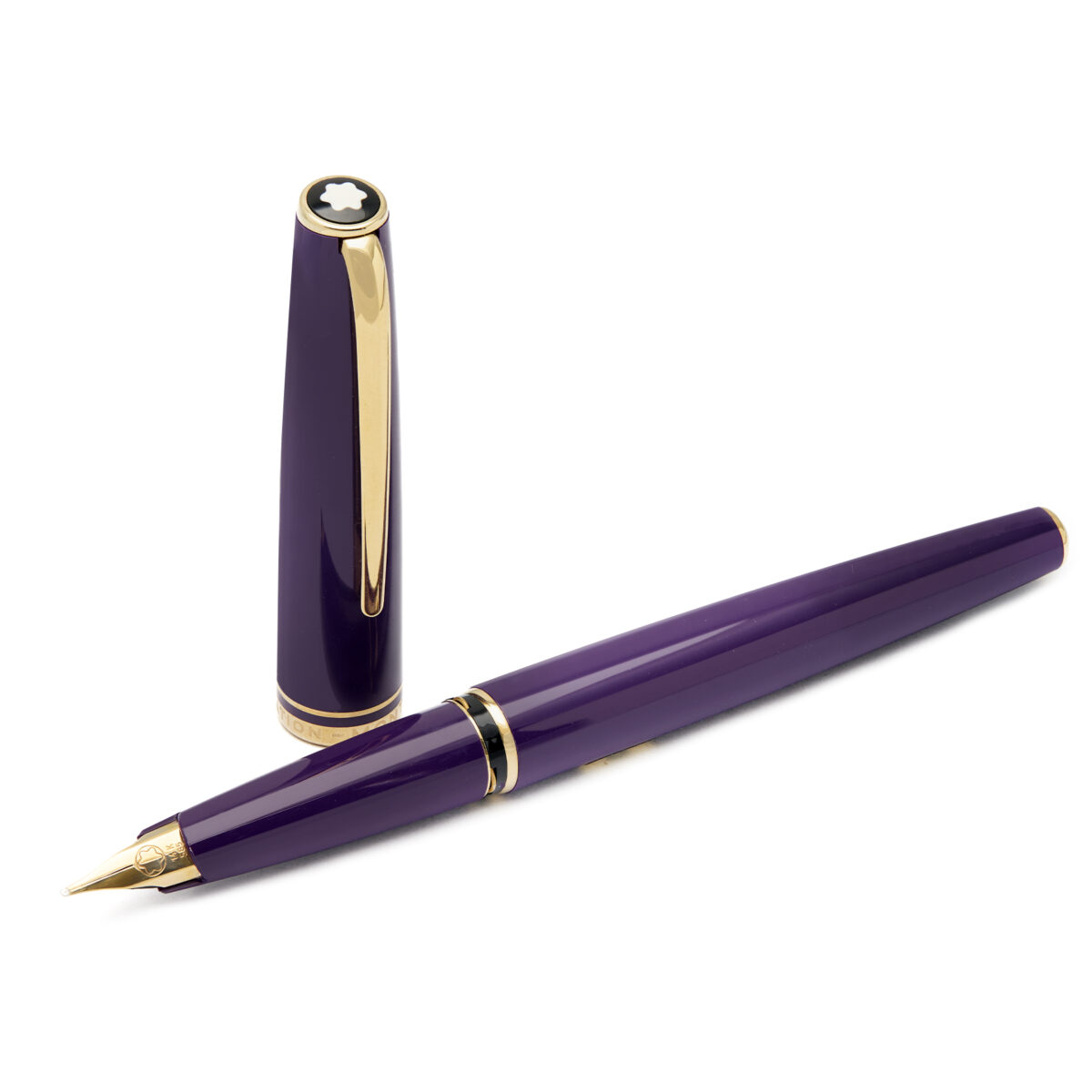 Penna Montblanc generation stilografica viola 14kt