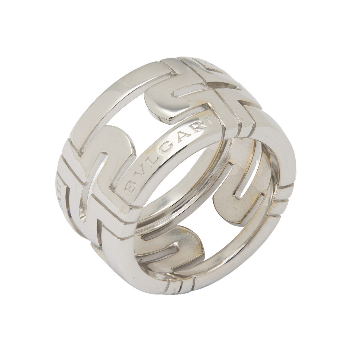 Anello bulgari parentesi in oro bianco 18 kt-1