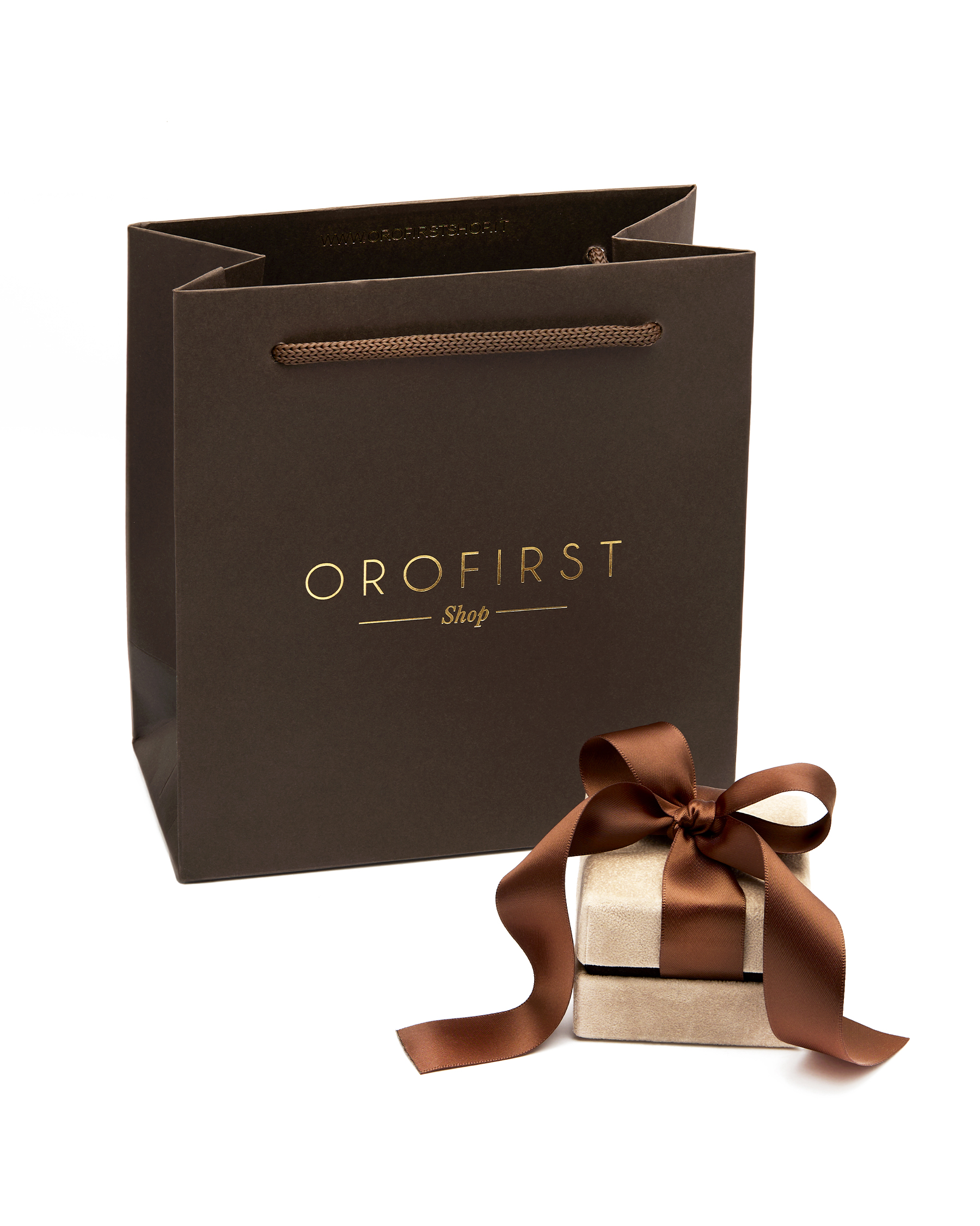 Bracciale oro rosso a maglia groumette 1+1-3