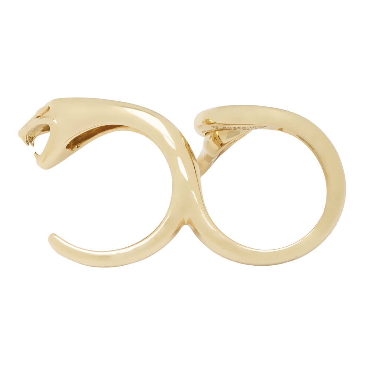 Anello boucheron double trouble serpente oro giallo 18 kt