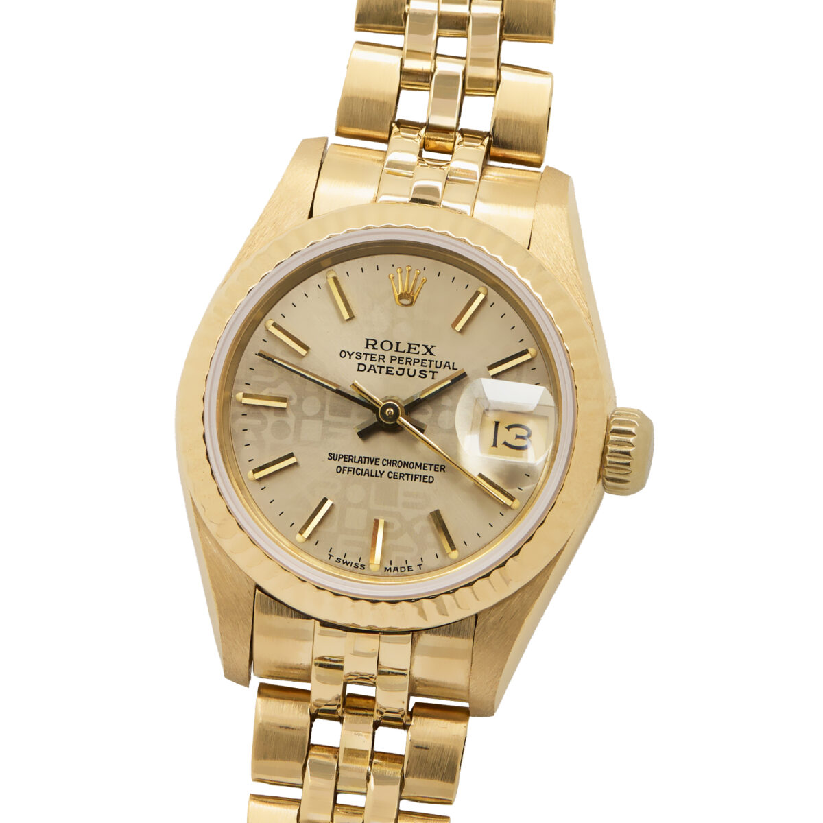 Rolex lady datejust 26mm yellow gold 18kt ref 69178