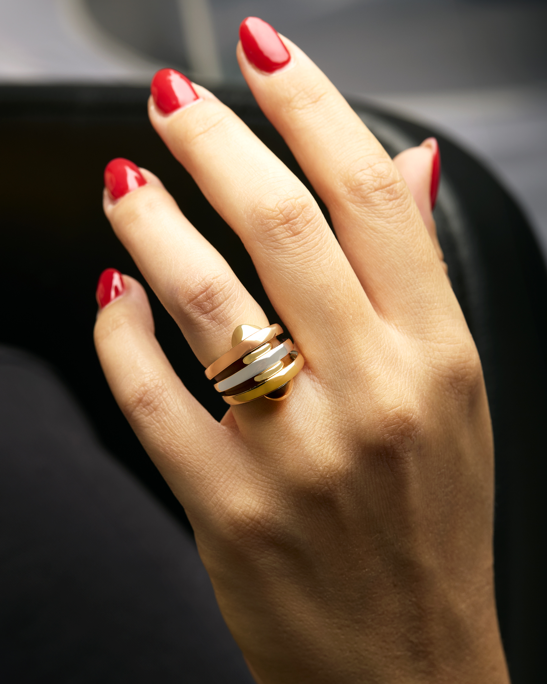 Anello bulgari geometrico 3 ori-6