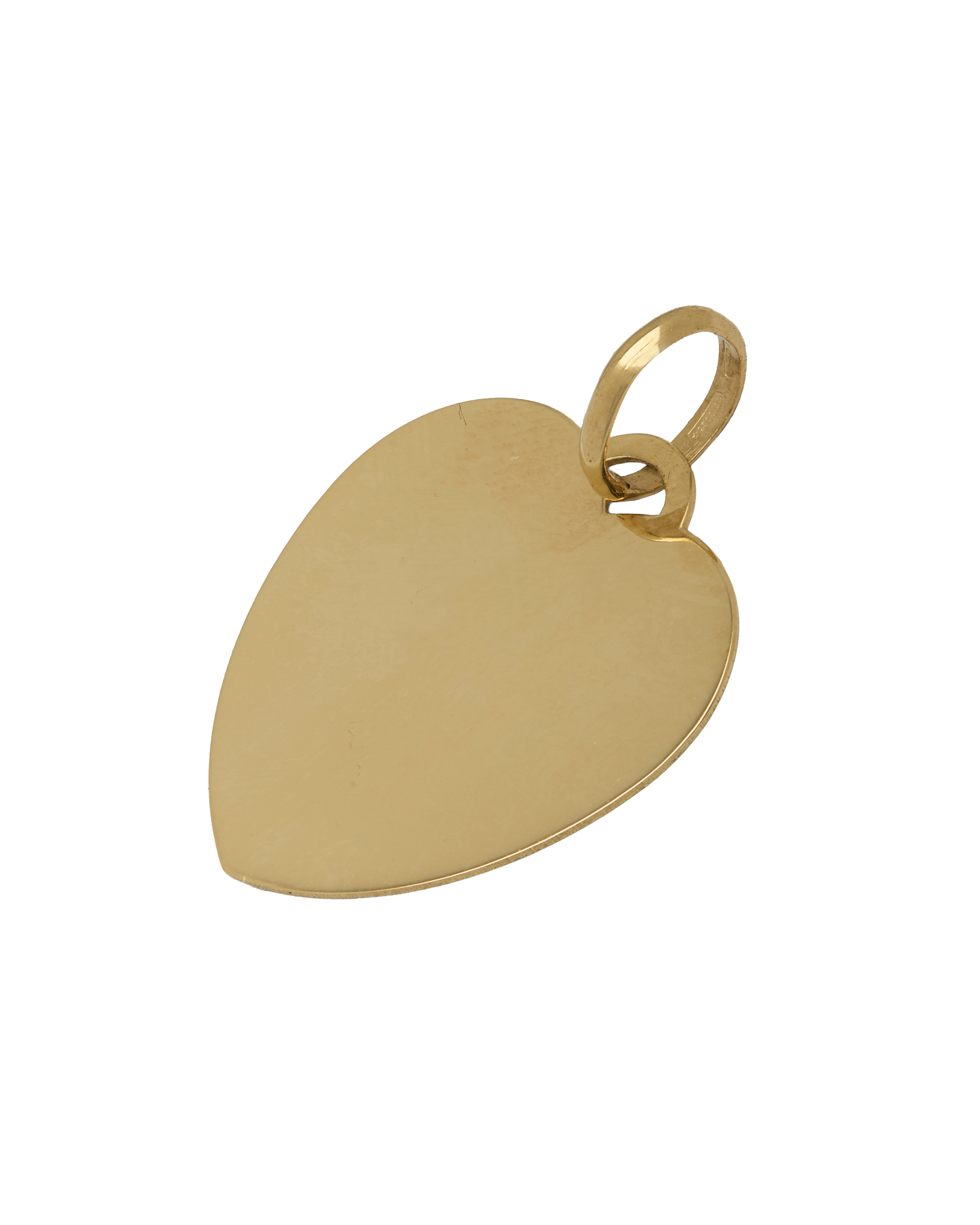 Ciondolo cuore in oro giallo 18 kt-2