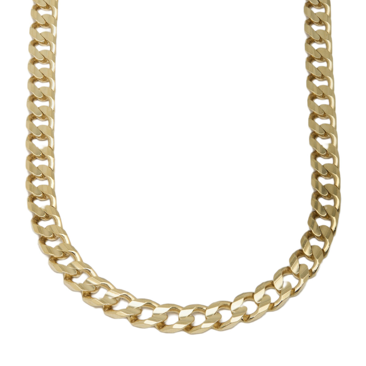 COLLANA MAGLIA CUBANA ORO 18 KT-1