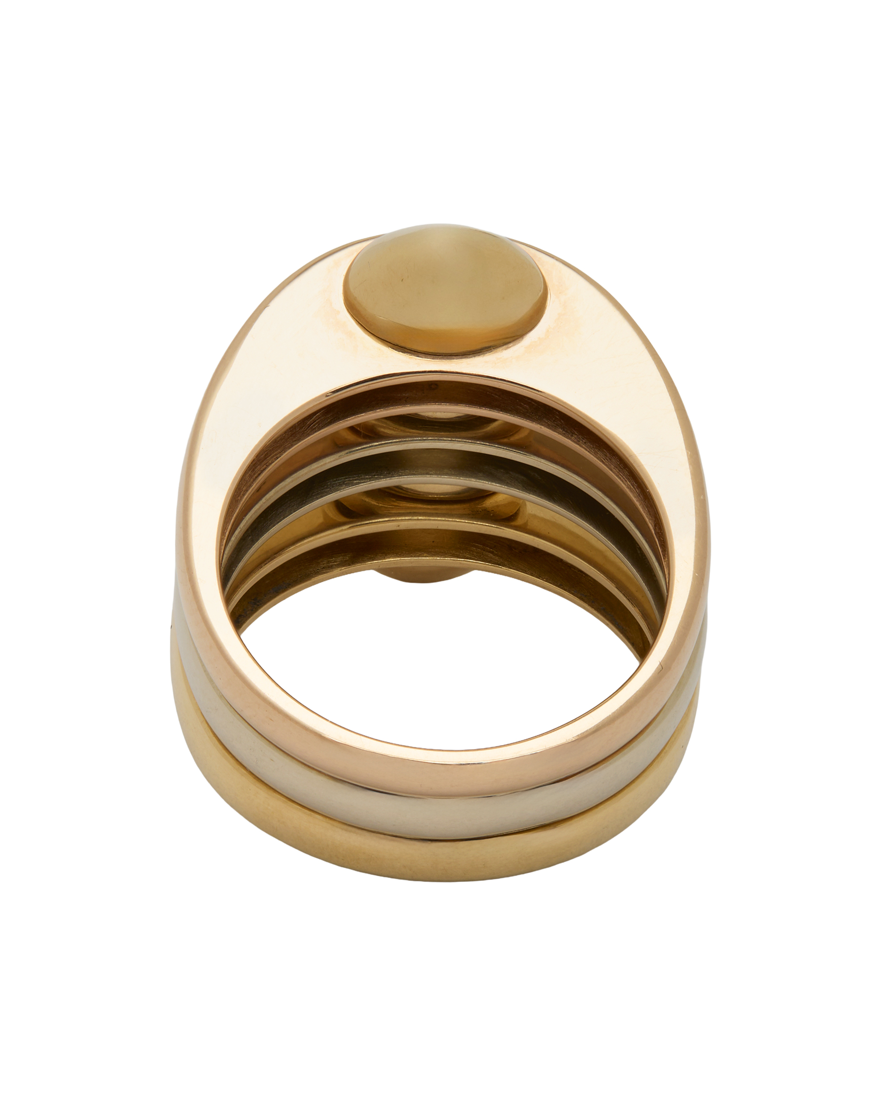 Anello bulgari geometrico 3 ori-3