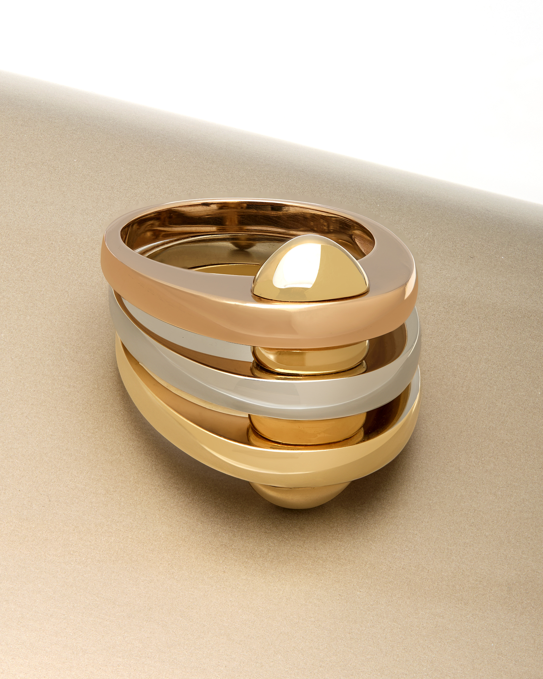 Anello bulgari geometrico 3 ori-4