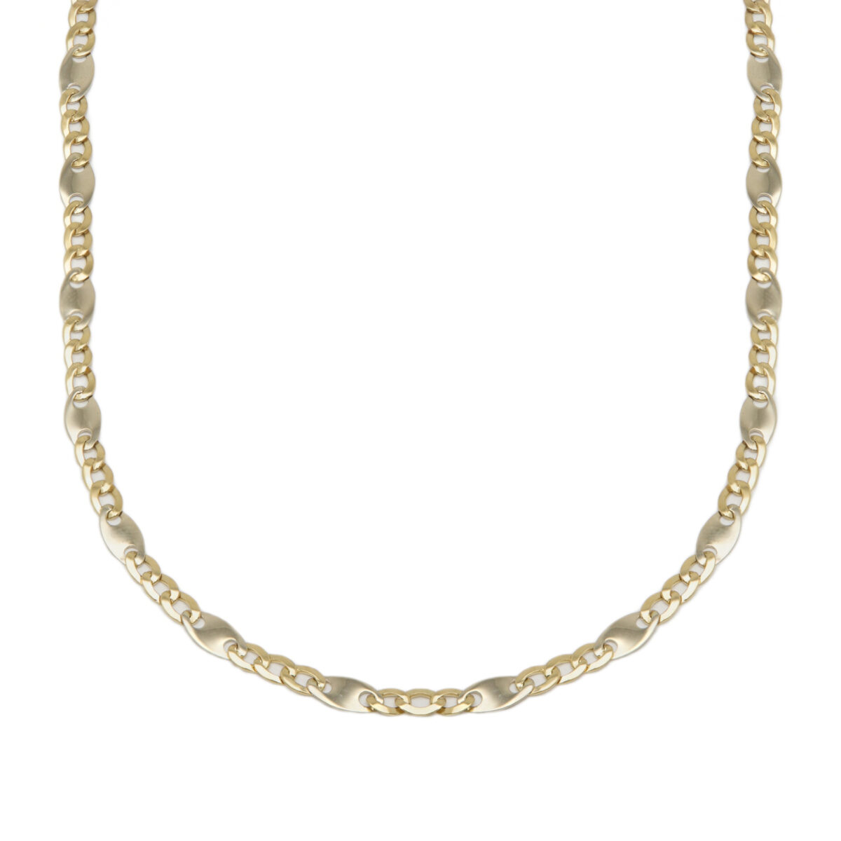 COLLANA MARZI ORO GIALLO E BIANCO 18 KT-1